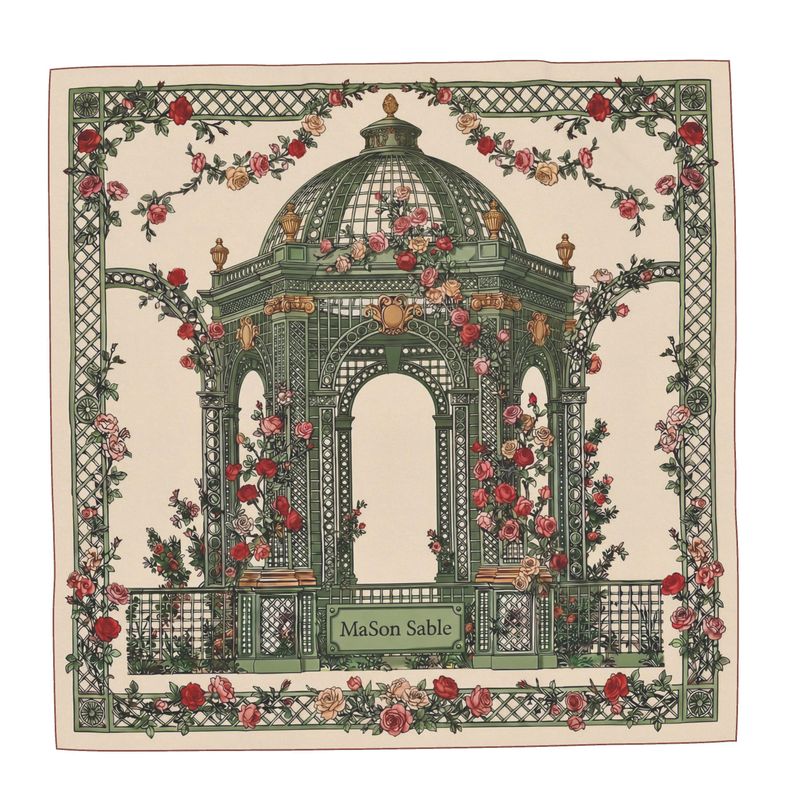 Silk Scarf — Iron Garden