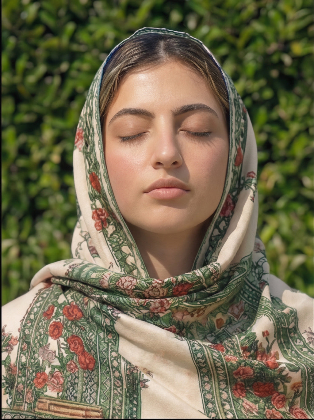 Silk Scarf — Iron Garden