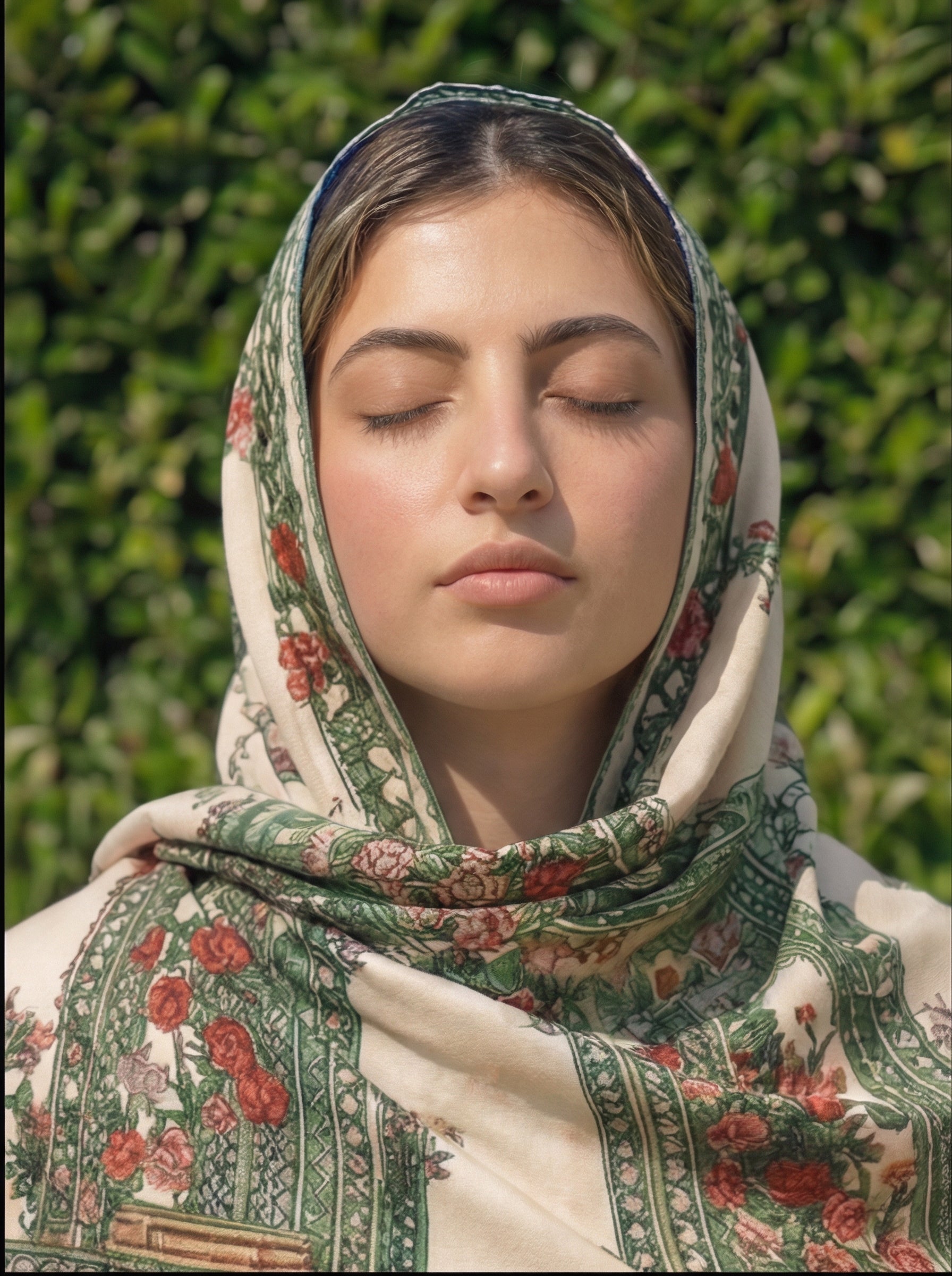 Silk Scarf — Iron Garden