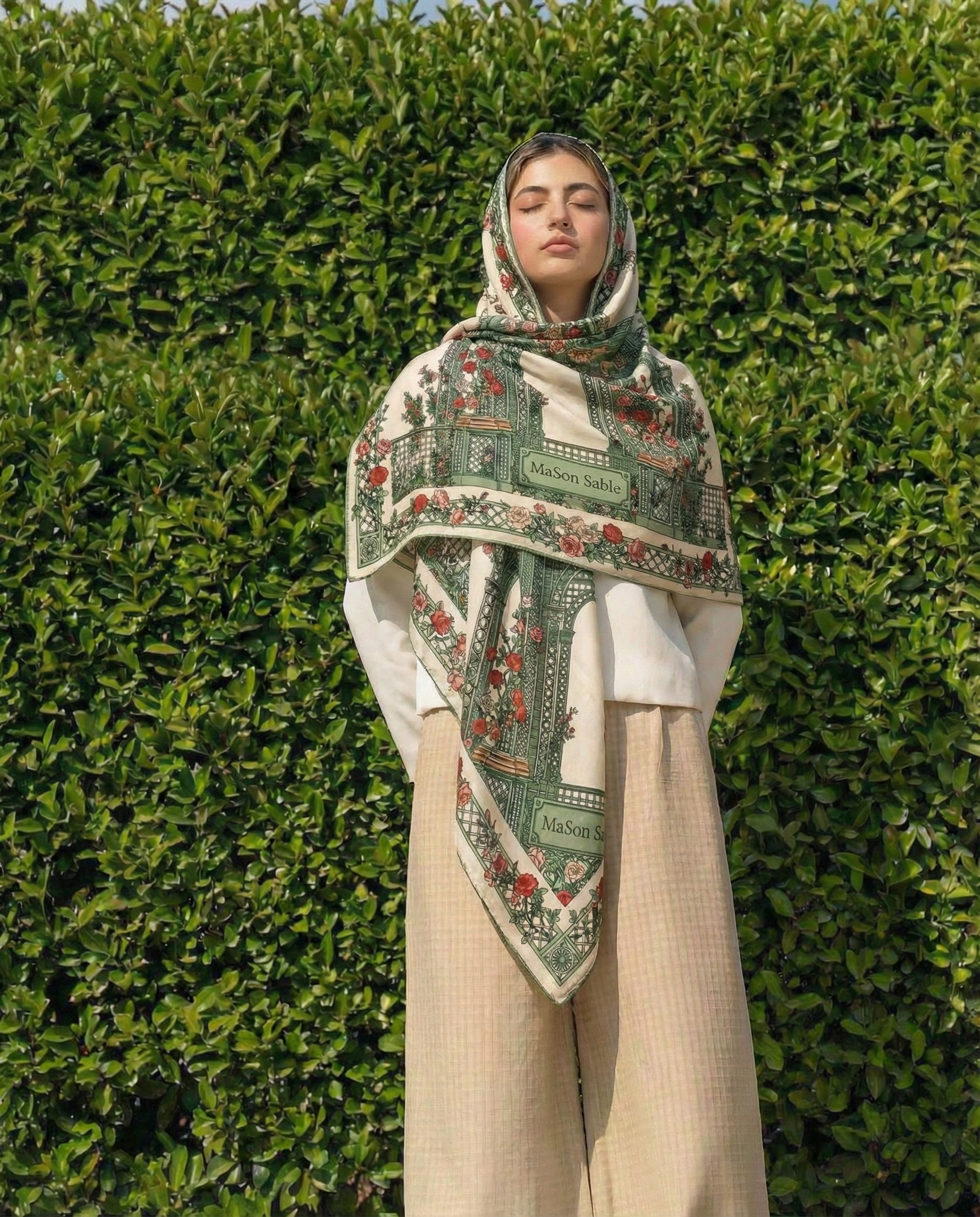 Silk Scarf — Iron Garden