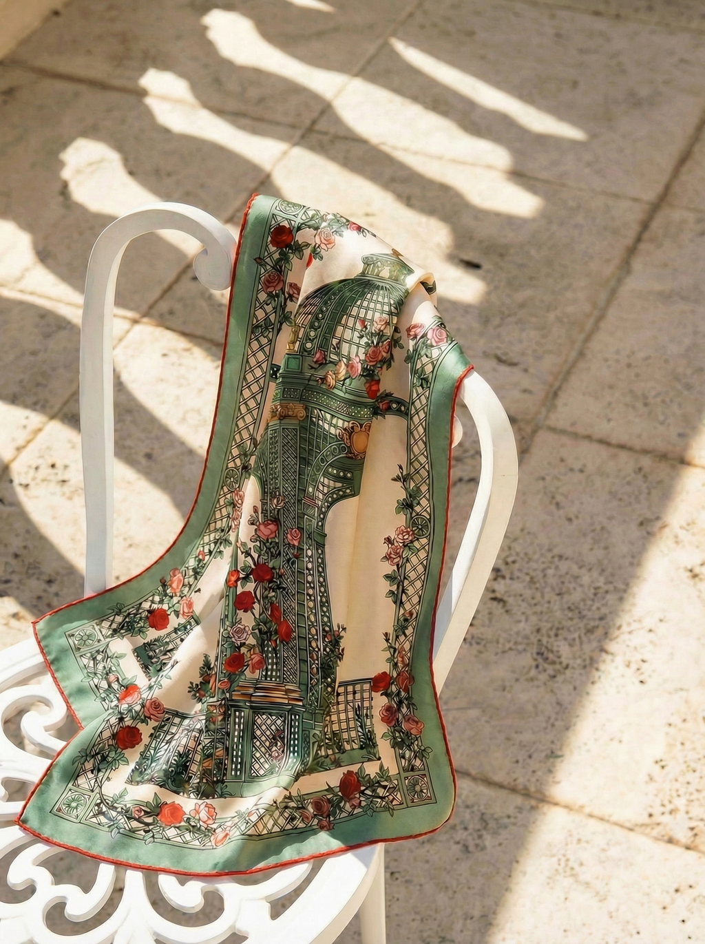 Silk Scarf — Iron Garden